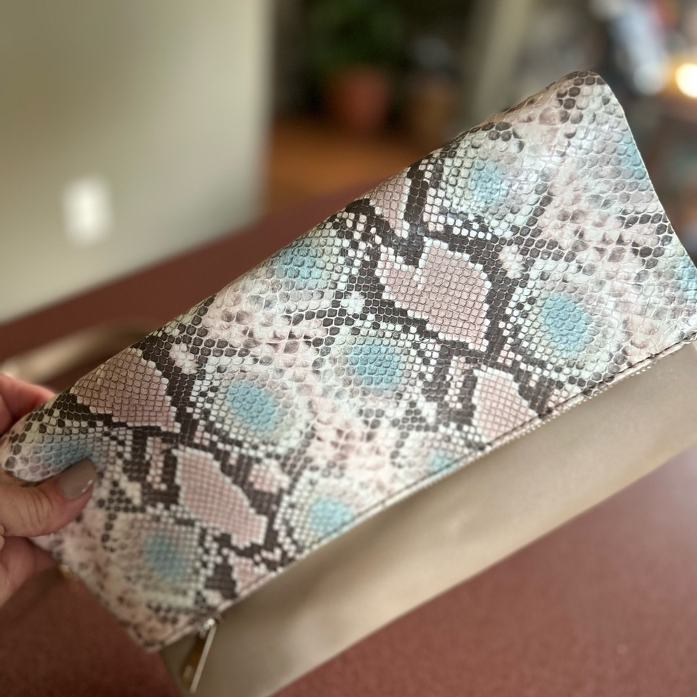 Snakeskin Pattern Clutch